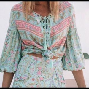 💕Spell city lights blouse XXS